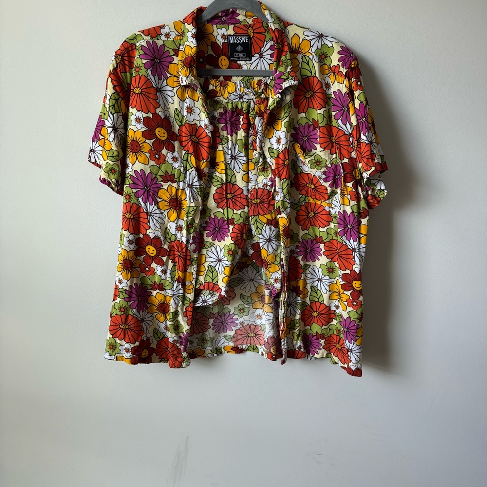 Massive Floral Men's Shirt & Shorts Set